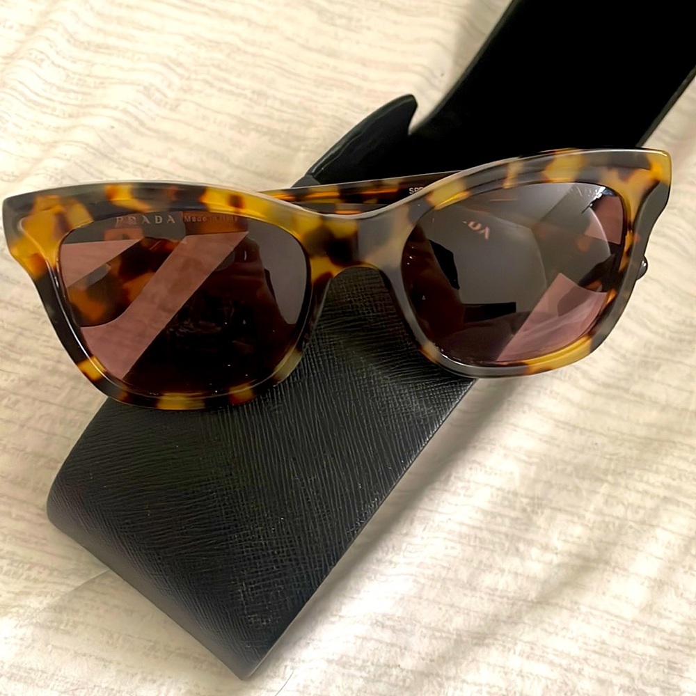Tortoise shell Prada Sunglasses